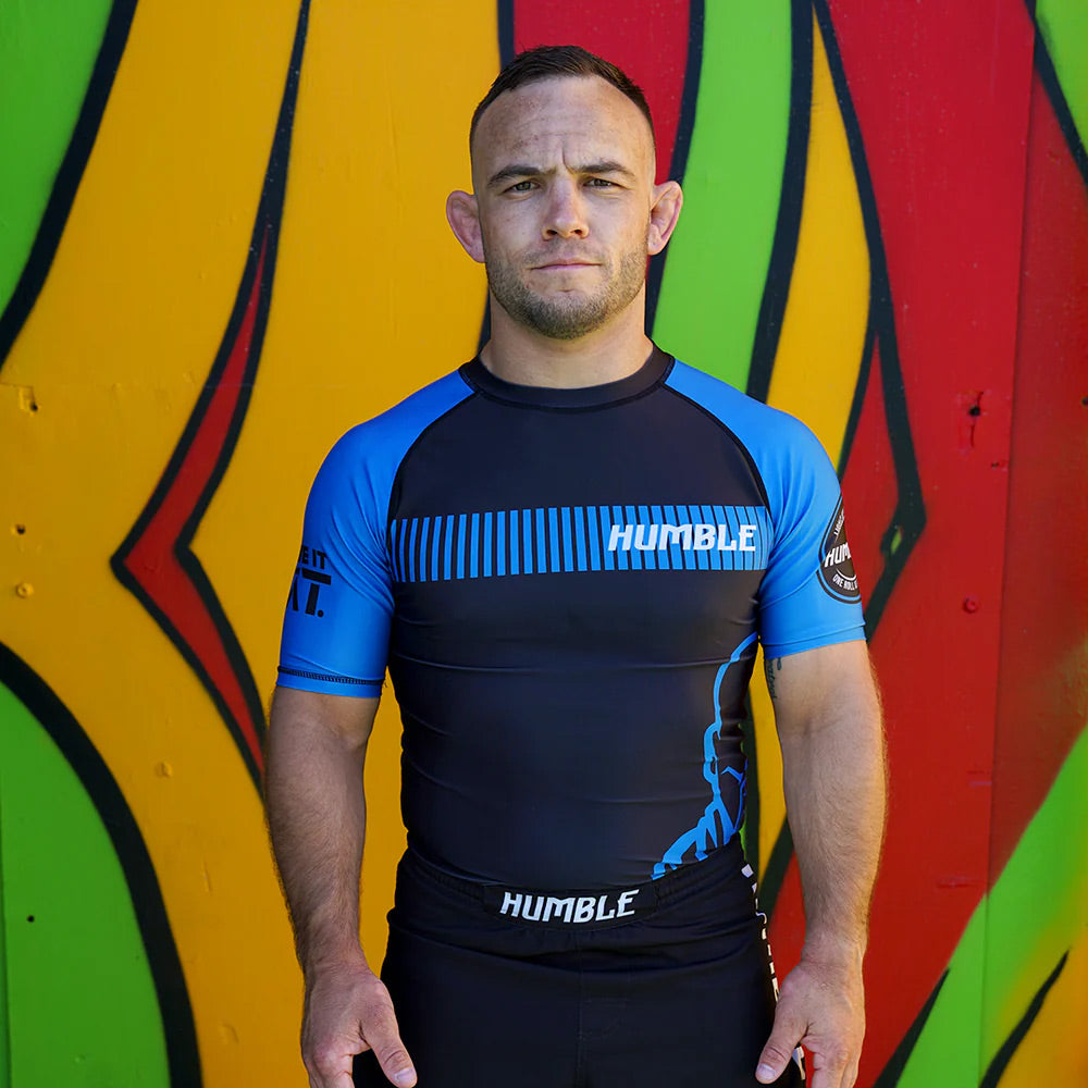 Humble Ranked Rash Guard Blue - The Fight Club