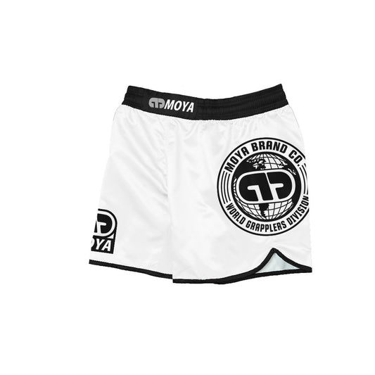 Moya Ranked Training Shorts White - The Fight Club