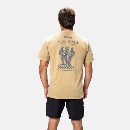 Atama Resilience T-Shirt Beige - The Fight Club
