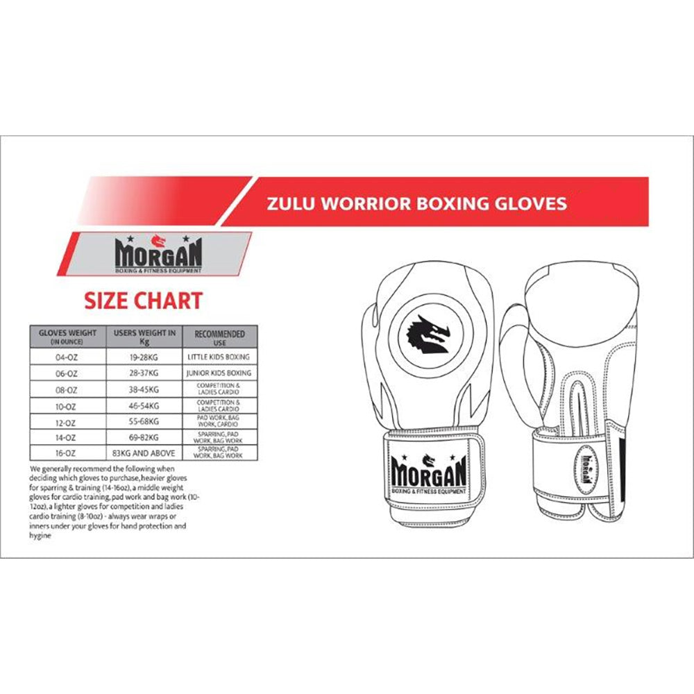 Morgan V2 Zulu Warrior Sparring Gloves (6-10-12-16oz) - The Fight Club