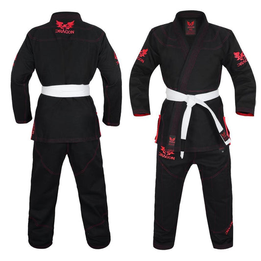 Dragon V2 BJJ Gi Black - The Fight Club