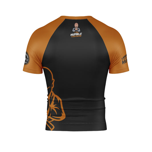 Humble Ranked Rash Guard Brown - The Fight Club