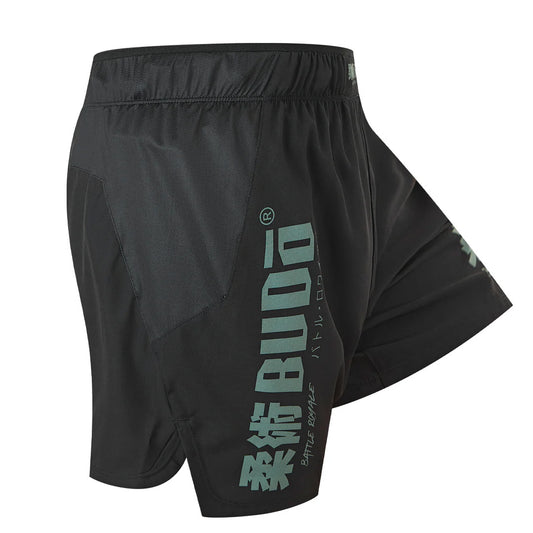 Budo Battle Royale 5" Ultra Light Fight Shorts Black - The Fight Club