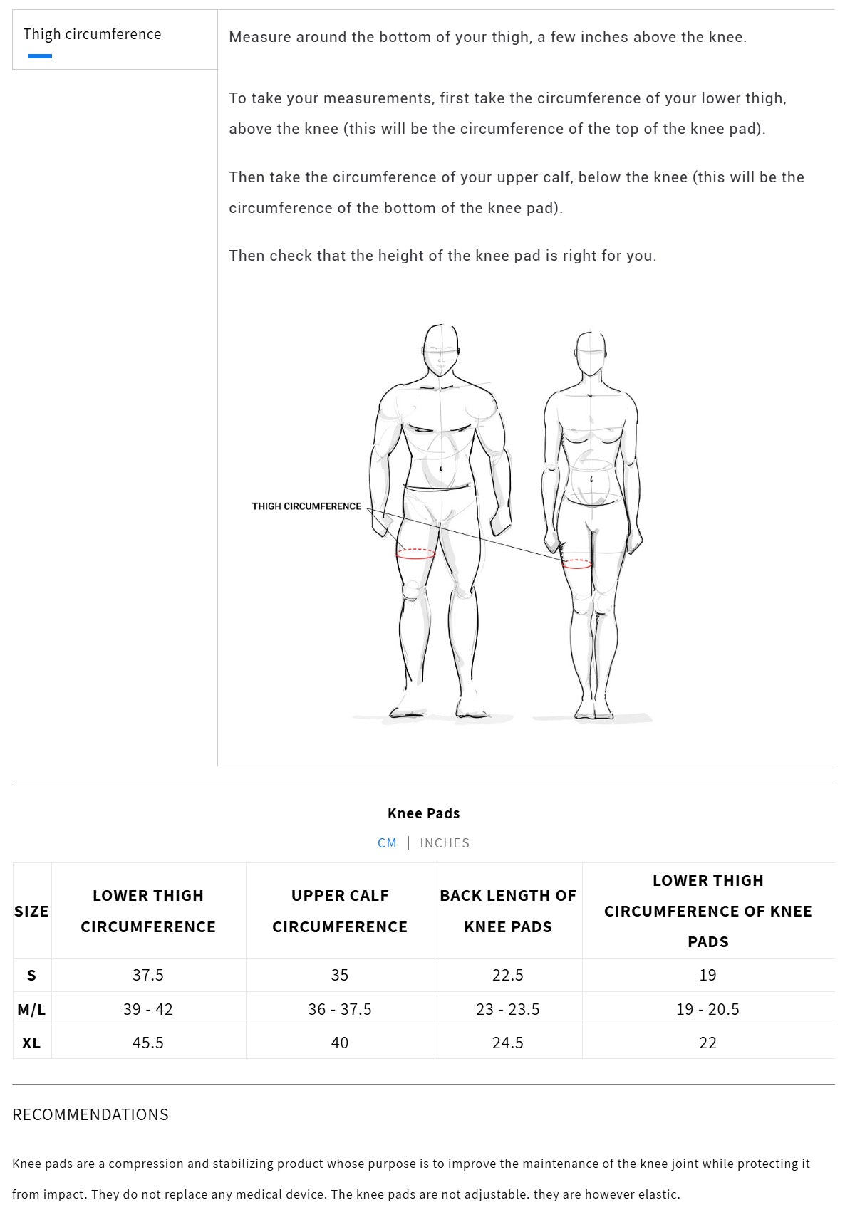 Venum Kontact Lycra/Gel Knee Pads - Black/Red