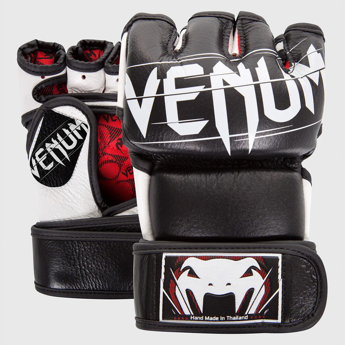Venum Undisputed 2.0 MMA Gloves Nappa Leather - Black - The Fight Club