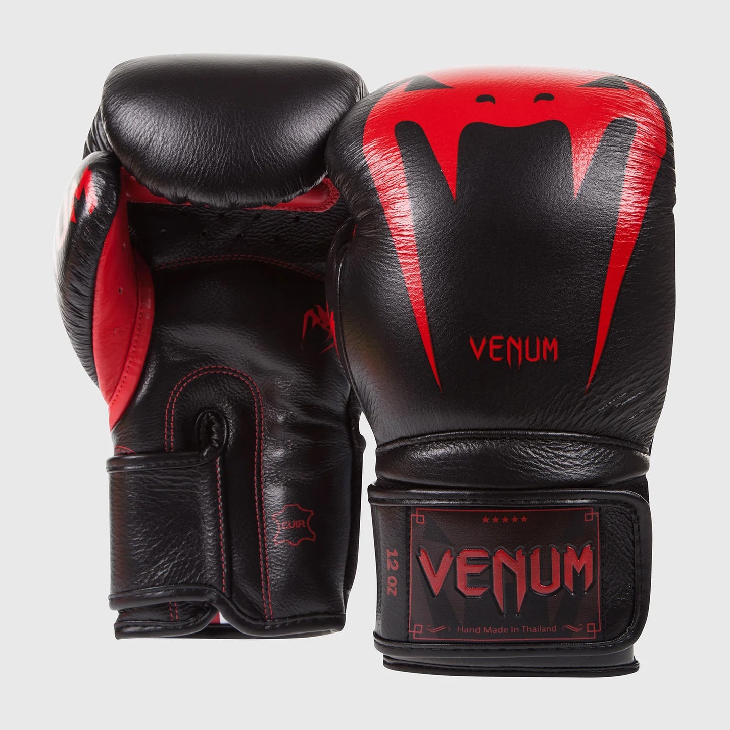 Venum Giant 3.0 Boxing Gloves Nappa Leather Black Devil - The Fight Club