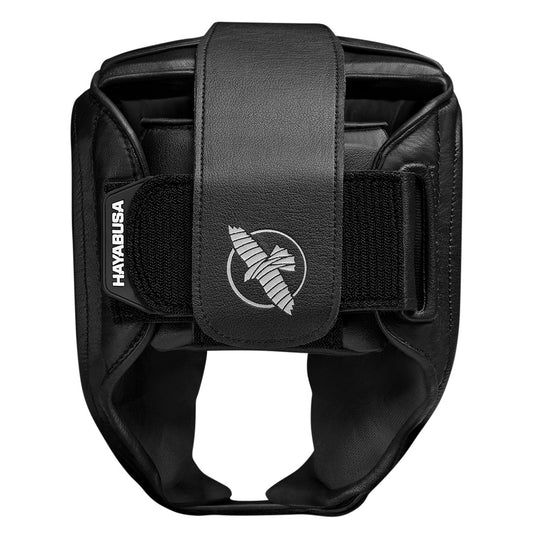 Hayabusa T3 Chinless Boxing Headgear Black/Black - The Fight Club