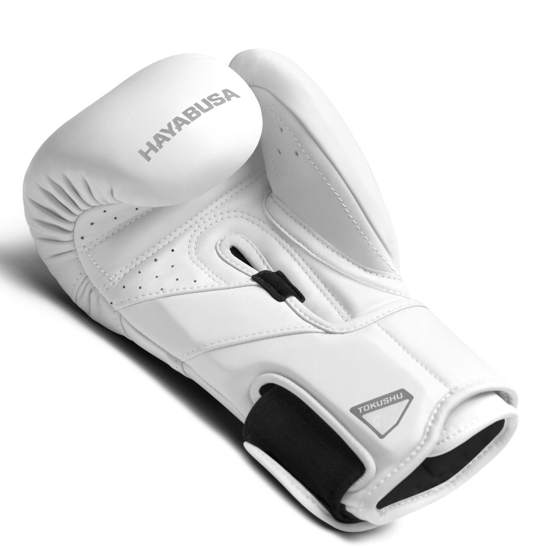 Hayabusa T3 Kanpeki Boxing Gloves White - The Fight Club