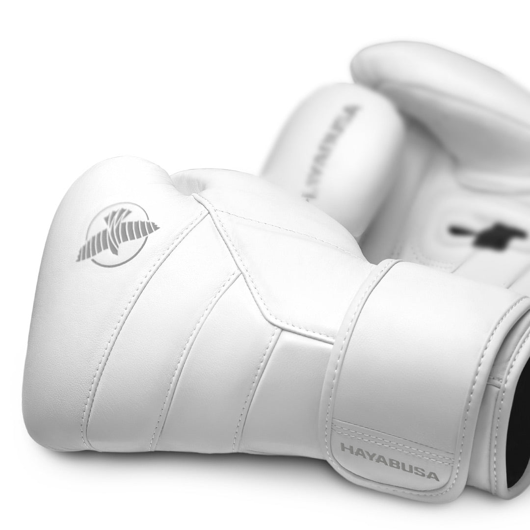 Hayabusa T3 Kanpeki Boxing Gloves White - The Fight Club