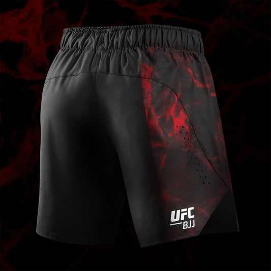 Hayabusa UFC BJJ Grappling Shorts Black/Red - The Fight Club