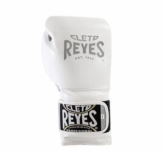 Cleto Reyes Silver Storm Boxing Gloves White/Silver - The Fight Club