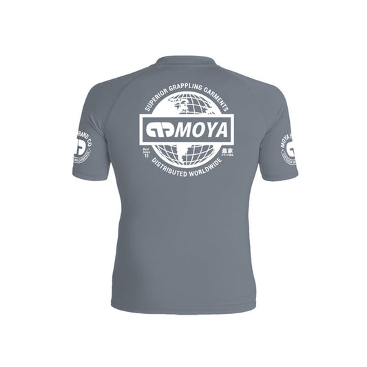 Moya Kids Ranked Short Sleeve Rash Guard Grey - The Fight Club