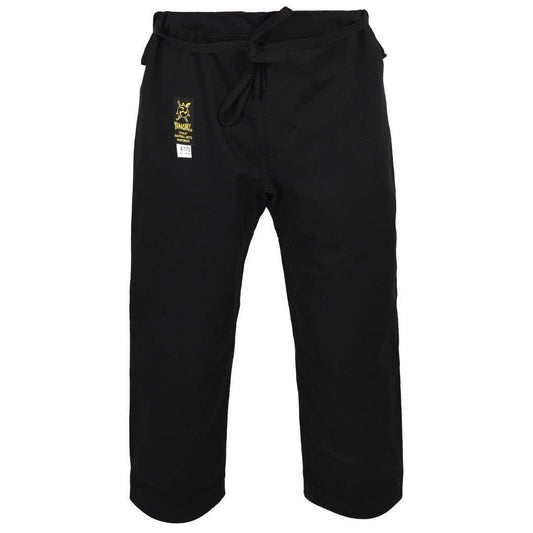 Yamasaki 14oz Gold Canvas Gi Pants Black - The Fight Club