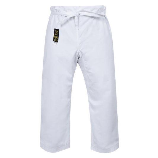 Yamasaki 14oz Gold Canvas Gi Pants White - The Fight Club