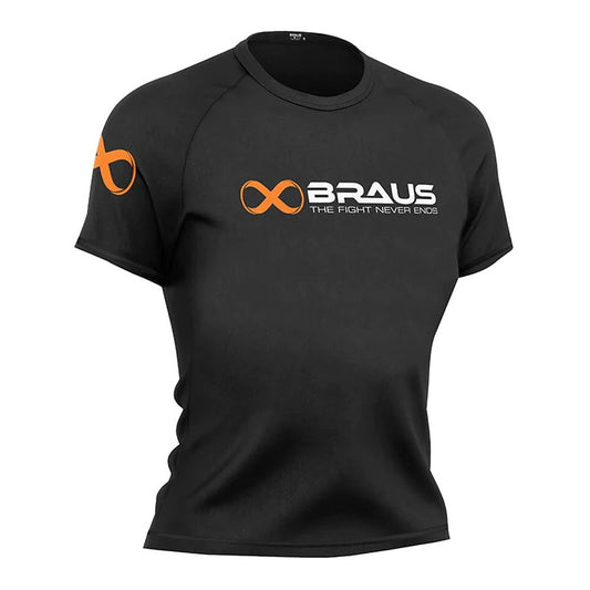 Braus Competition Kids Rash Guard Black - The Fight Club