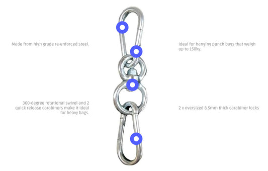 Morgan V2 Elite Punch Bag Swivel - The Fight Club