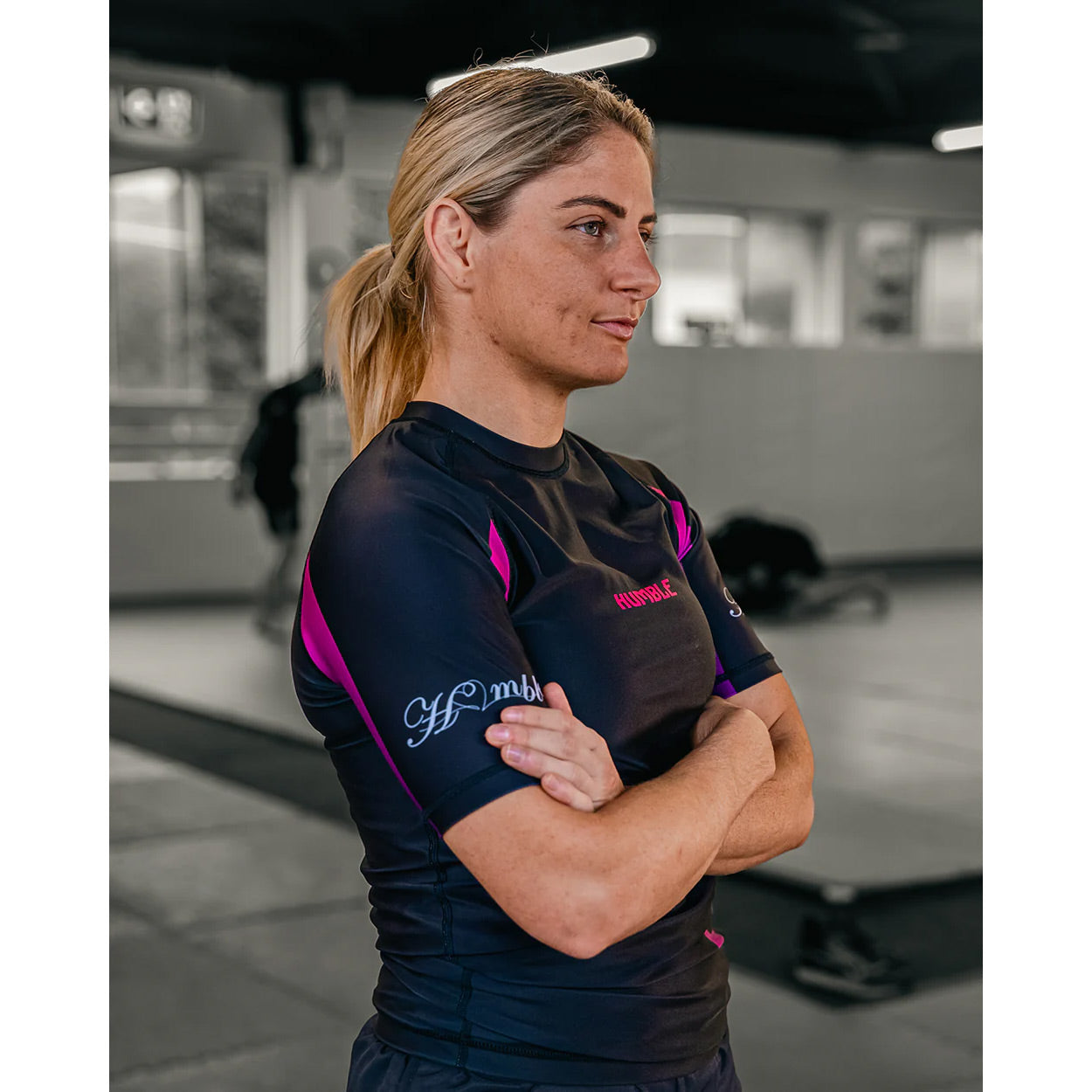 Humble Pink Haze Women's Rash Guard - The Fight Club