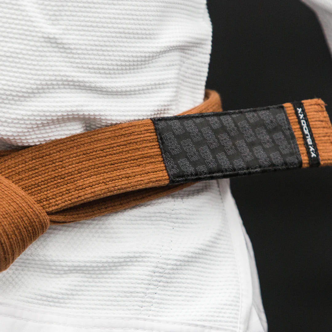 Budo Premium Jiu-Jitsu Belt Brown - The Fight Club