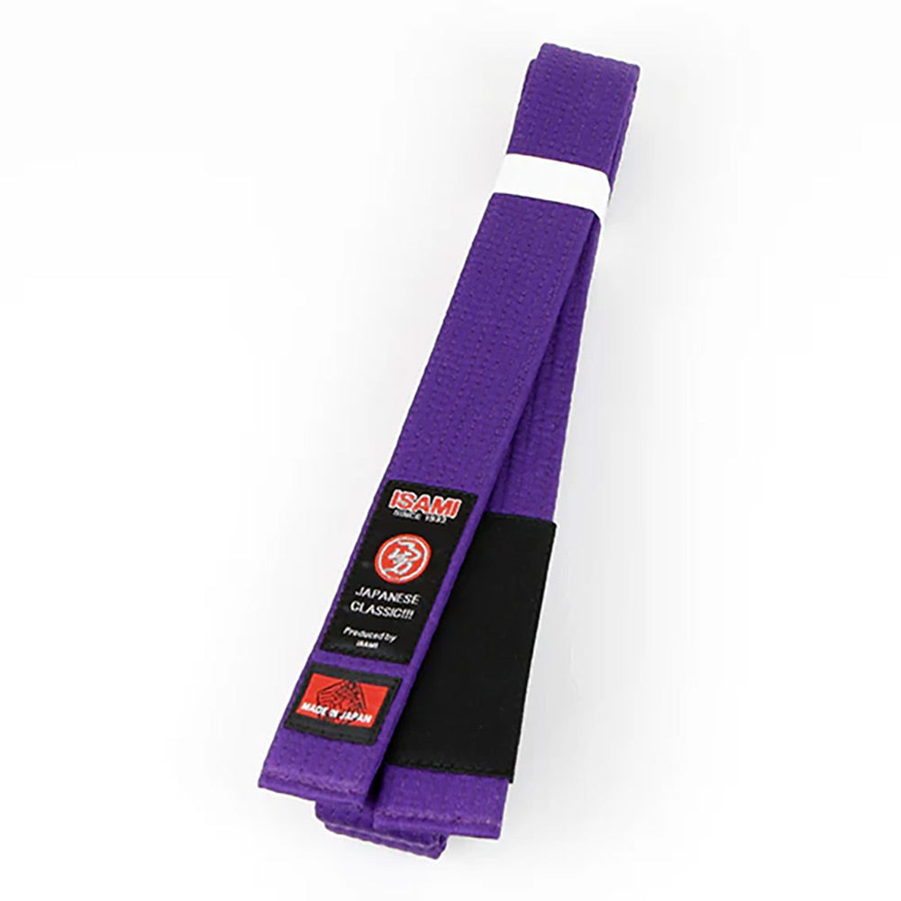 Isami Made In Japan Jiu Jitsu Belt Purple - The Fight Club