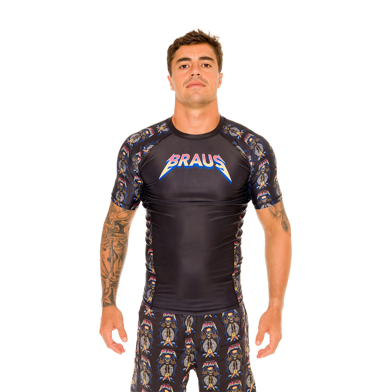 Braus Rock and Roll No Gi Rash Guard - The Fight Club