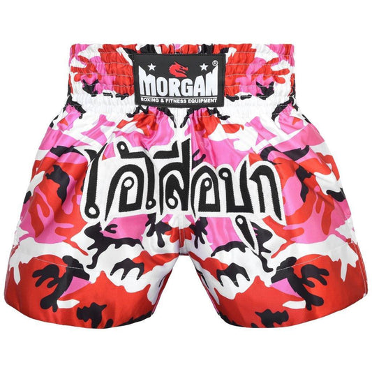Morgan Muay Thai Pink Diabla Camo Shorts - The Fight Club
