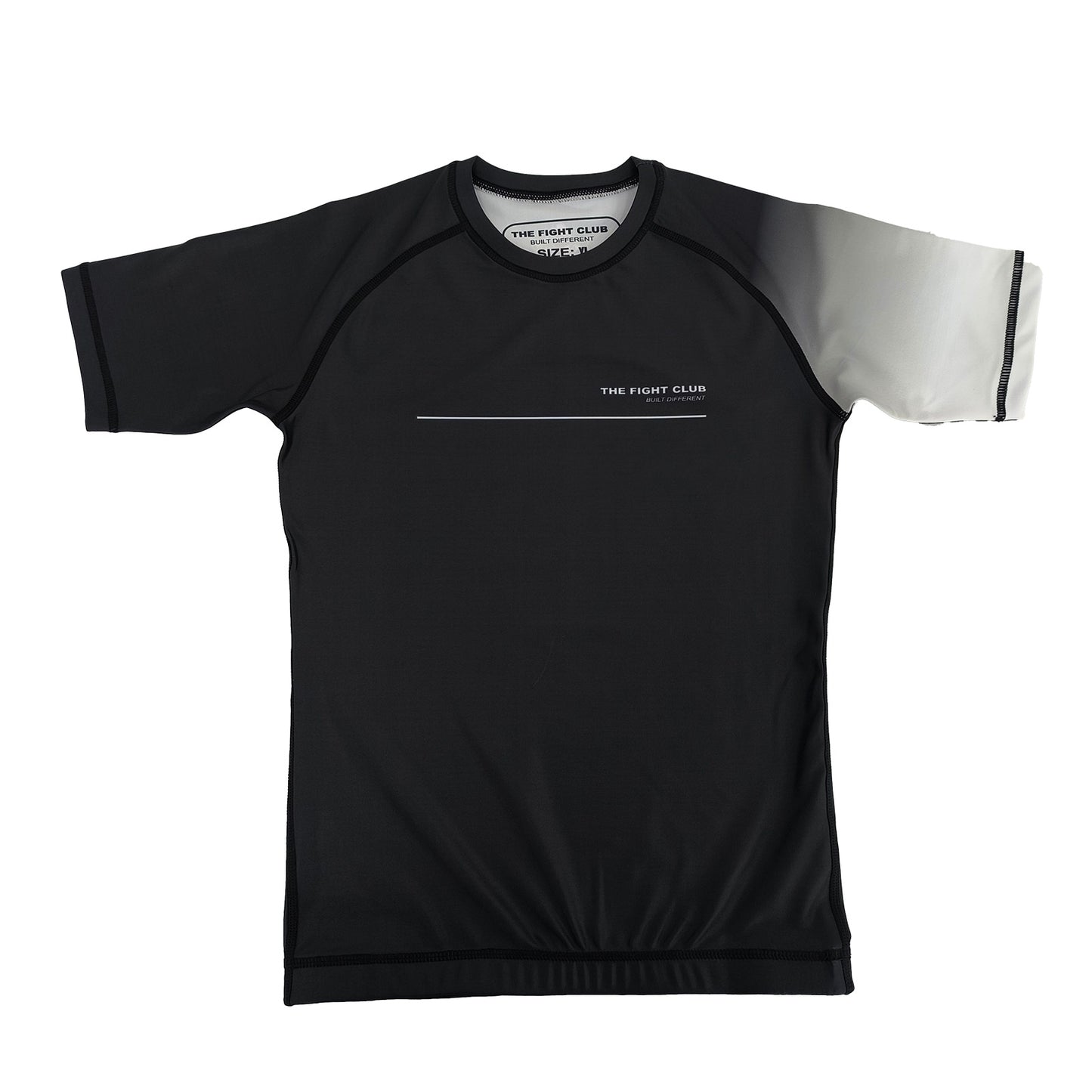 The Fight Club Kids Ranked Rash Guard White