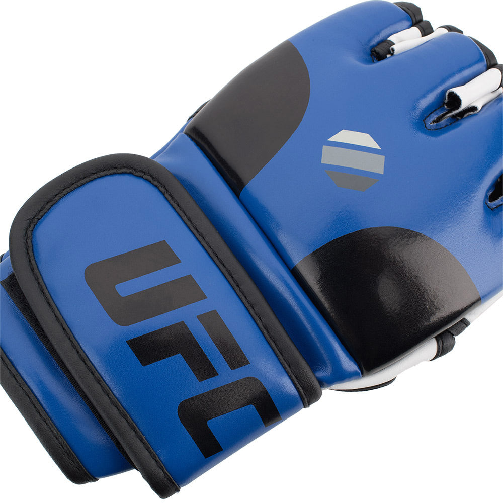 UFC Contender Open Palm MMA Training Gloves Blue - The Fight Club