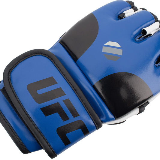 UFC Contender Open Palm MMA Training Gloves Blue - The Fight Club