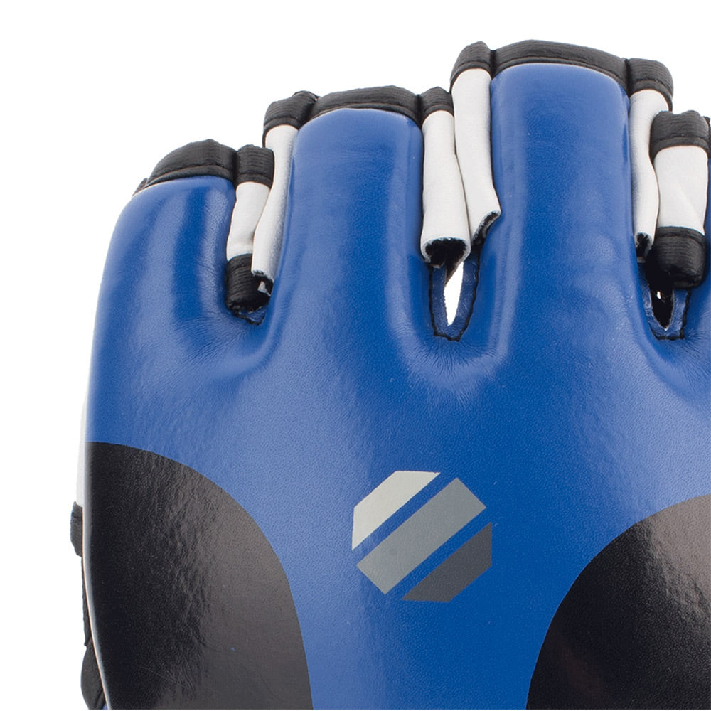 UFC Contender Open Palm MMA Training Gloves Blue - The Fight Club