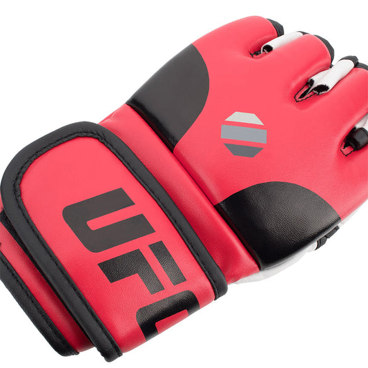 UFC Contender Open Palm MMA Training Gloves Red - The Fight Club