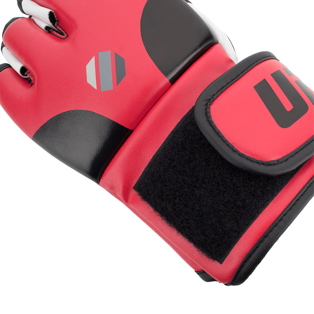 UFC Contender Open Palm MMA Training Gloves Red - The Fight Club