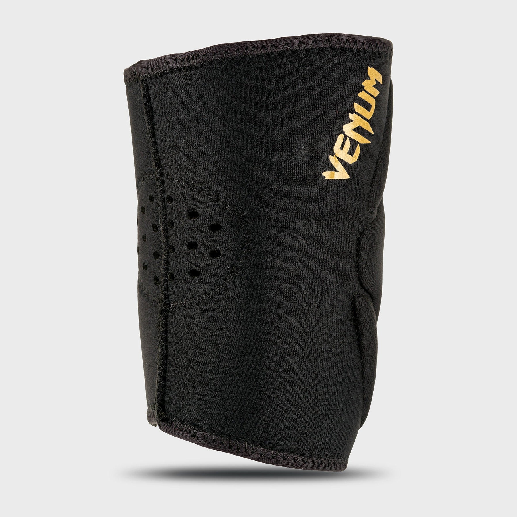 Venum Kontact Lycra Gel Knee Pads Black Gold - The Fight Club