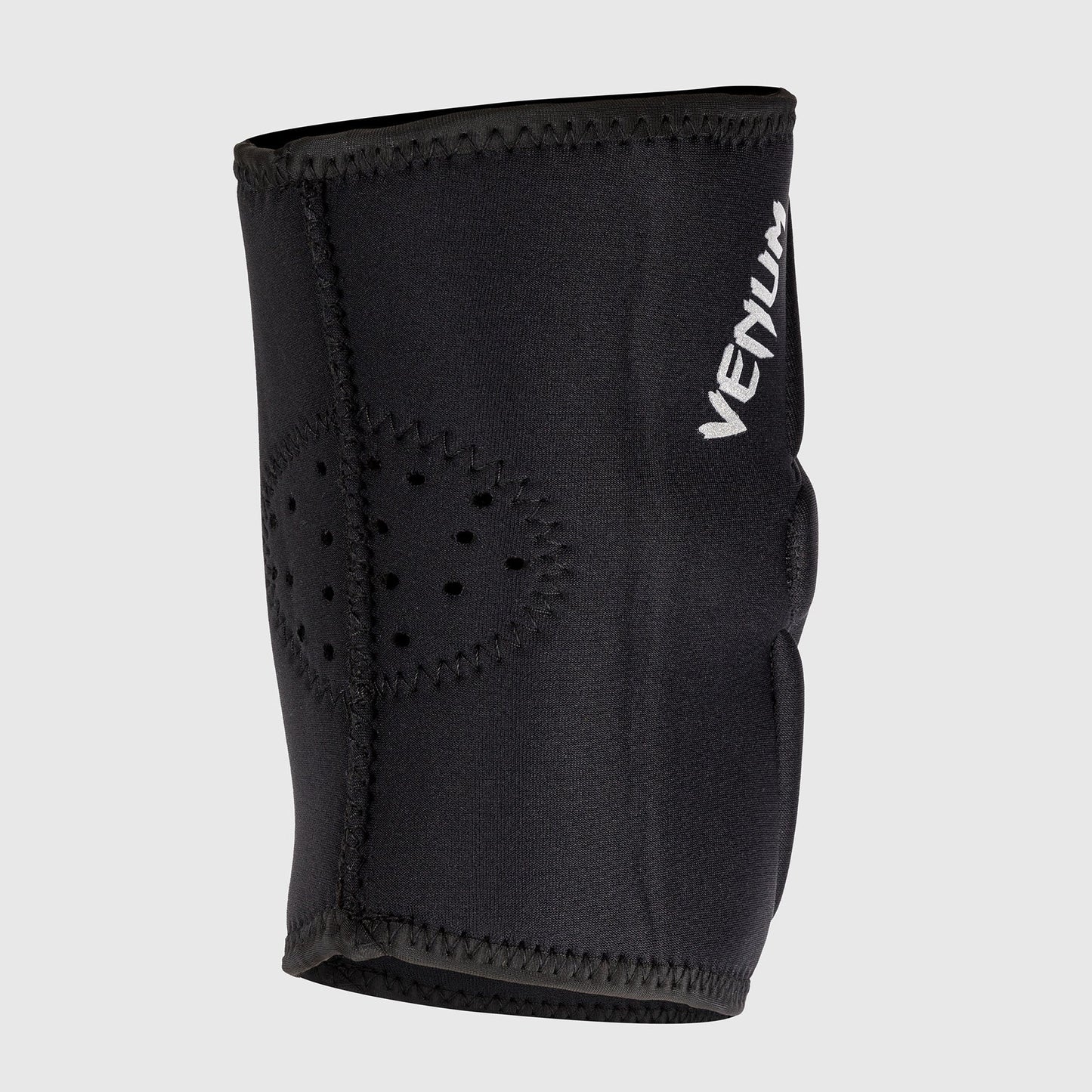 Venum Kontact Lycra/Gel Knee Pads Black/Silver - The Fight Club