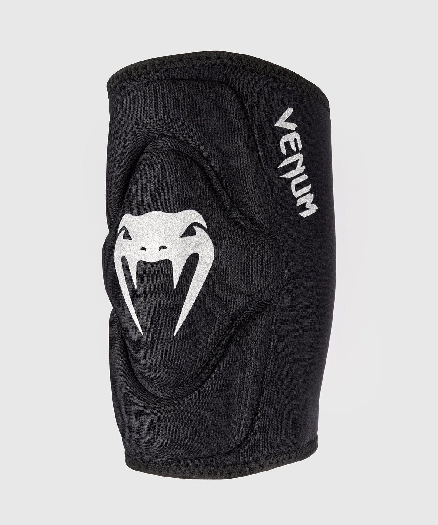 Venum Kontact Lycra/Gel Knee Pads Black/Silver - The Fight Club