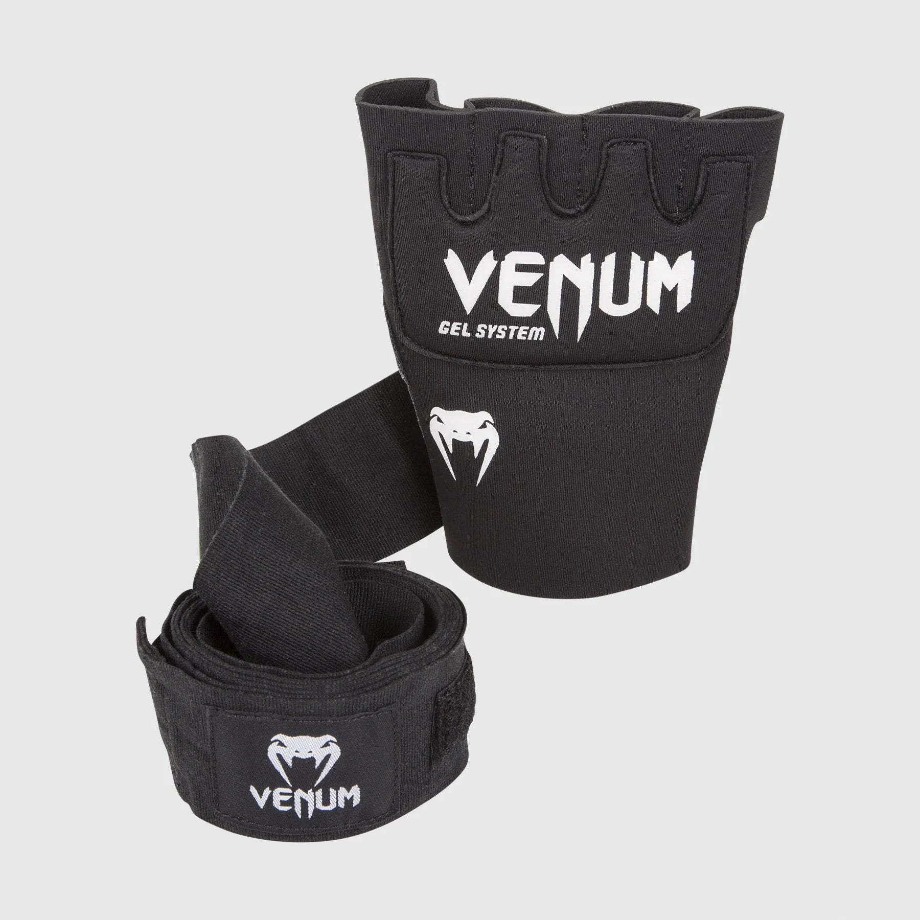 Venum Gel Kontact Quick Wraps Black - The Fight Club