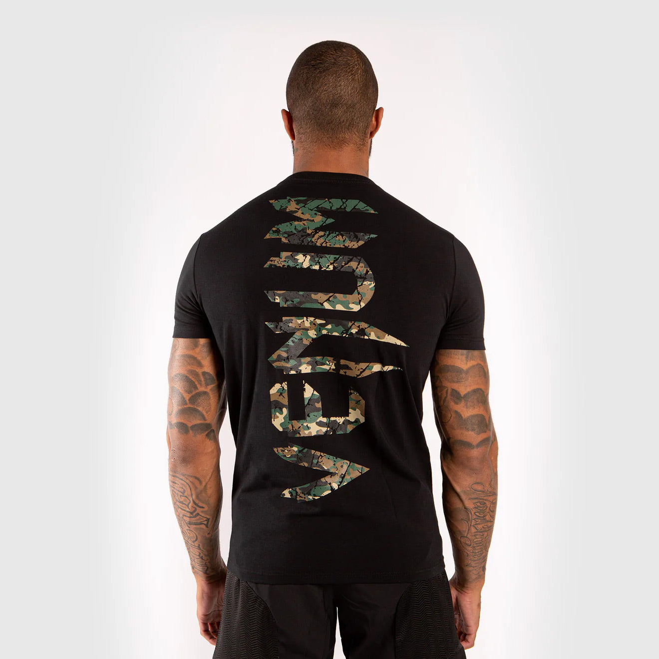 Venum Giant T-Shirt Black/Forest Camo - The Fight Club