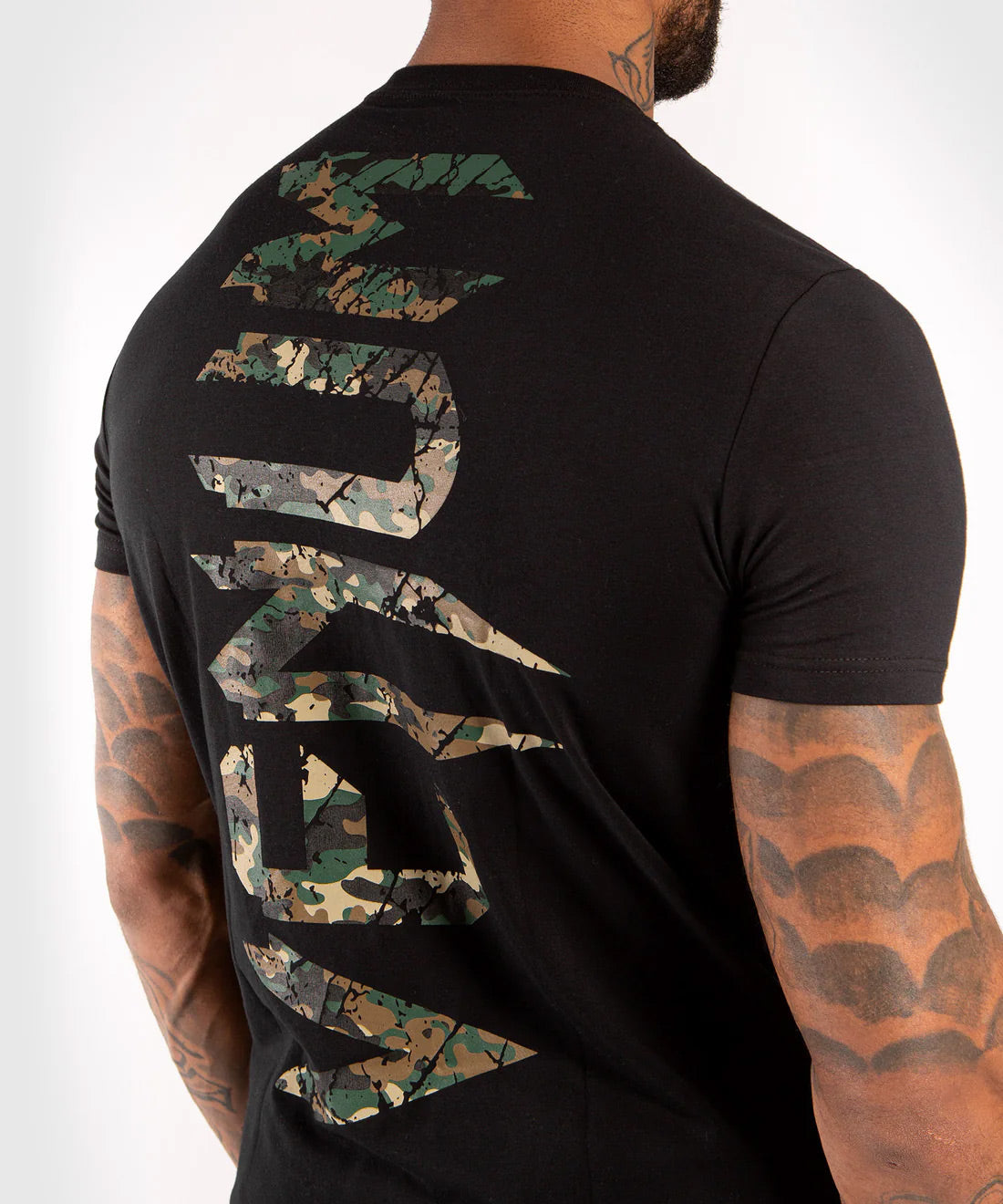 Venum Giant T-Shirt Black/Forest Camo - The Fight Club