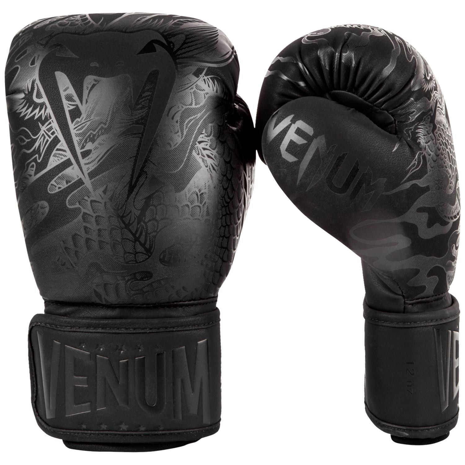 Venum Dragon's Flight Boxing Gloves Black - The Fight Club
