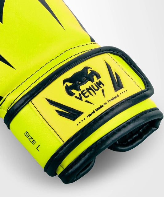 Venum Elite Boxing Gloves Kids Fluo Yellow - The Fight Club