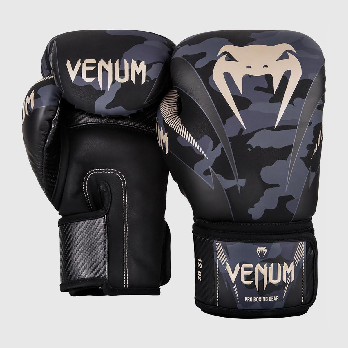 Venum Impact Boxing Gloves Dark Camo/Sand - The Fight Club