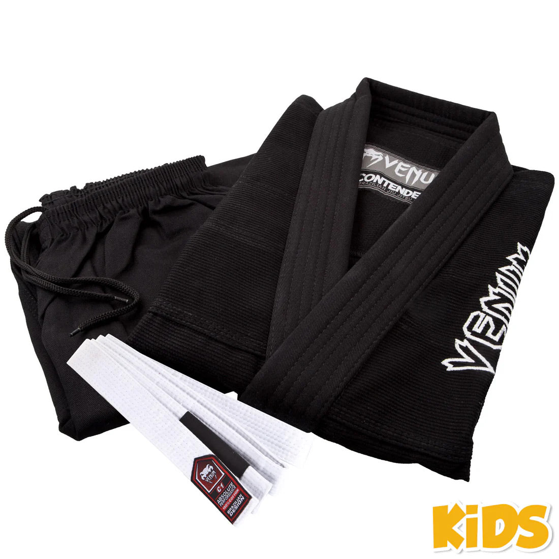 Venum Contender Kids Jiu Jitsu Gi Black - The Fight Club
