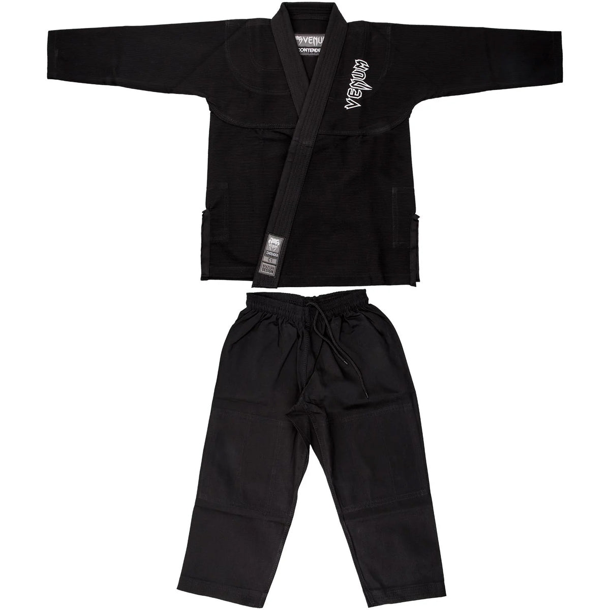 Venum Contender Kids Jiu Jitsu Gi Black - The Fight Club