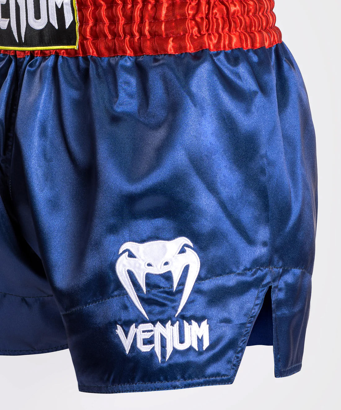 Venum Classic Muay Thai Shorts - Blue/Red - The Fight Club
