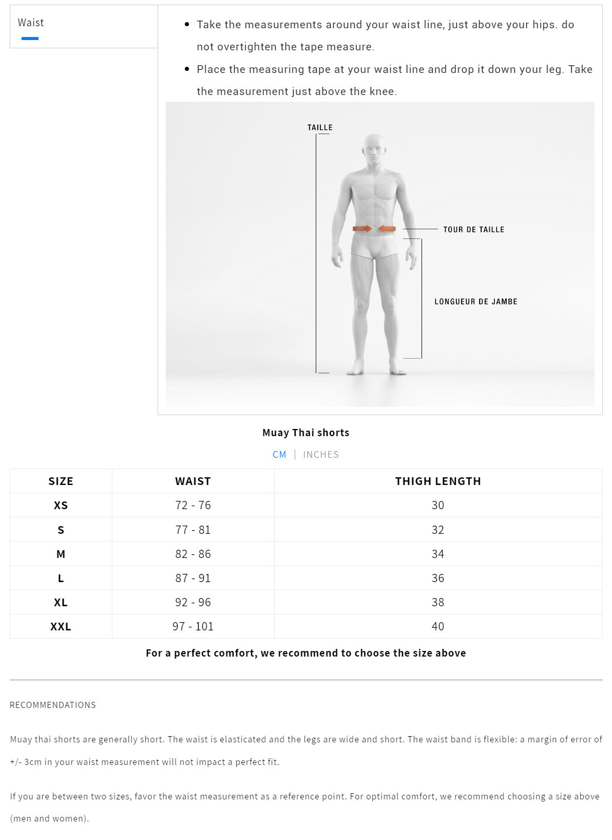 Venum Classic Muay Thai Shorts - Blue/Red - The Fight Club