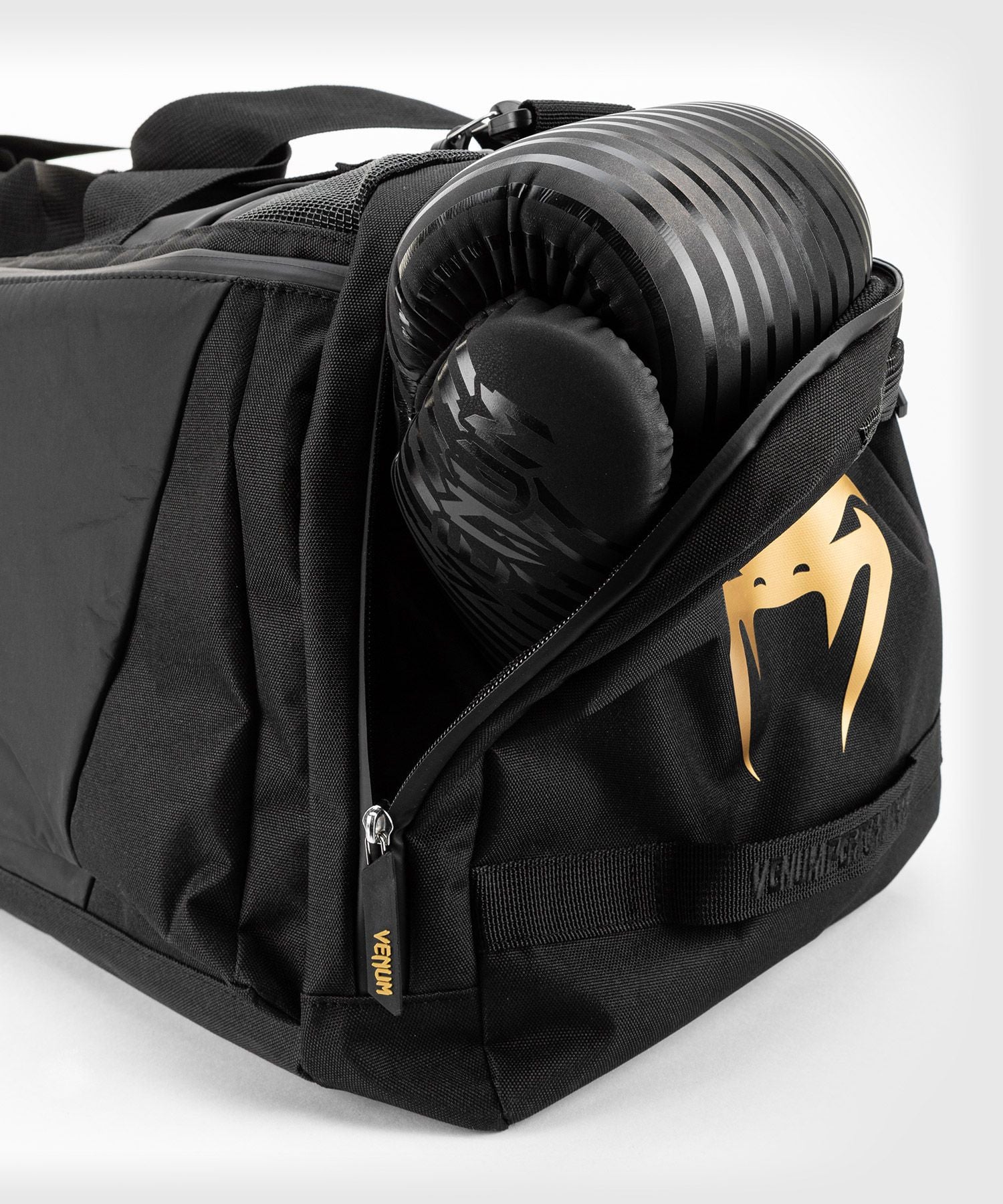 Venum Trainer Lite Evo Sports Bag Black/Gold - The Fight Club