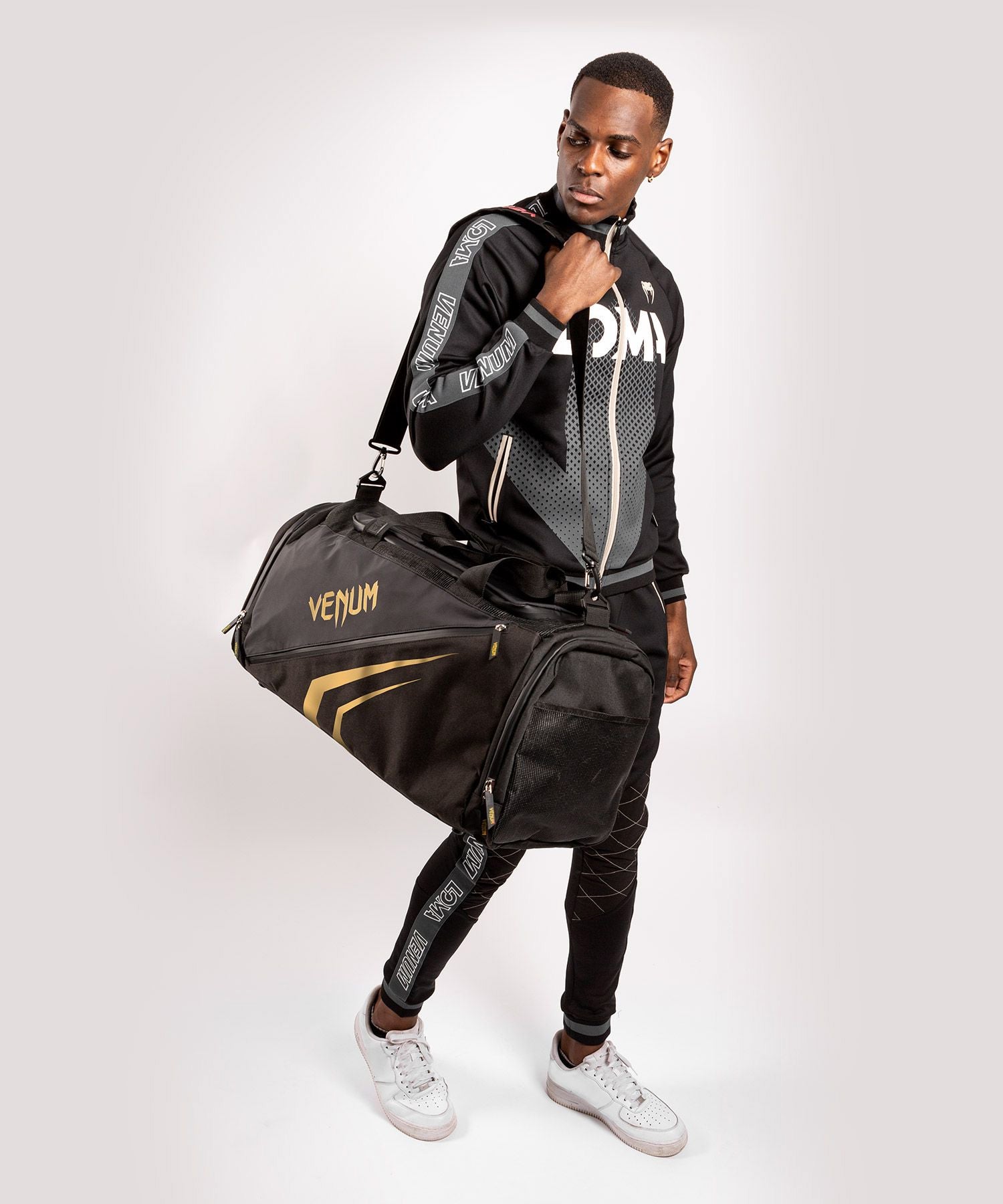 Venum Trainer Lite Evo Sports Bag Black/Gold - The Fight Club