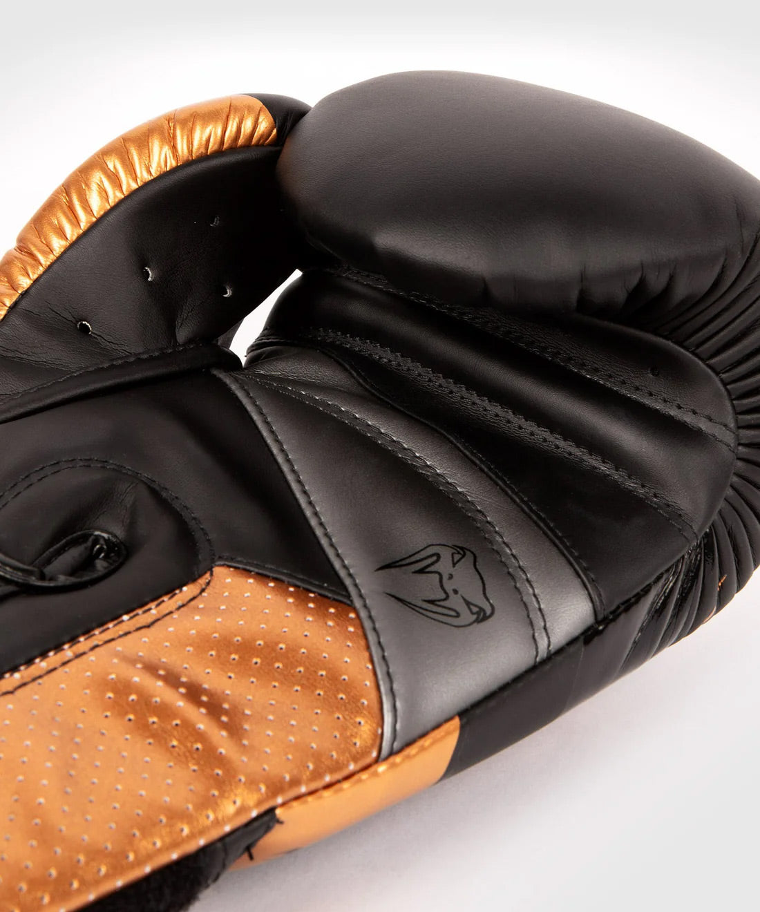 Venum Elite Evo Boxing Gloves Black/Bronze - The Fight Club