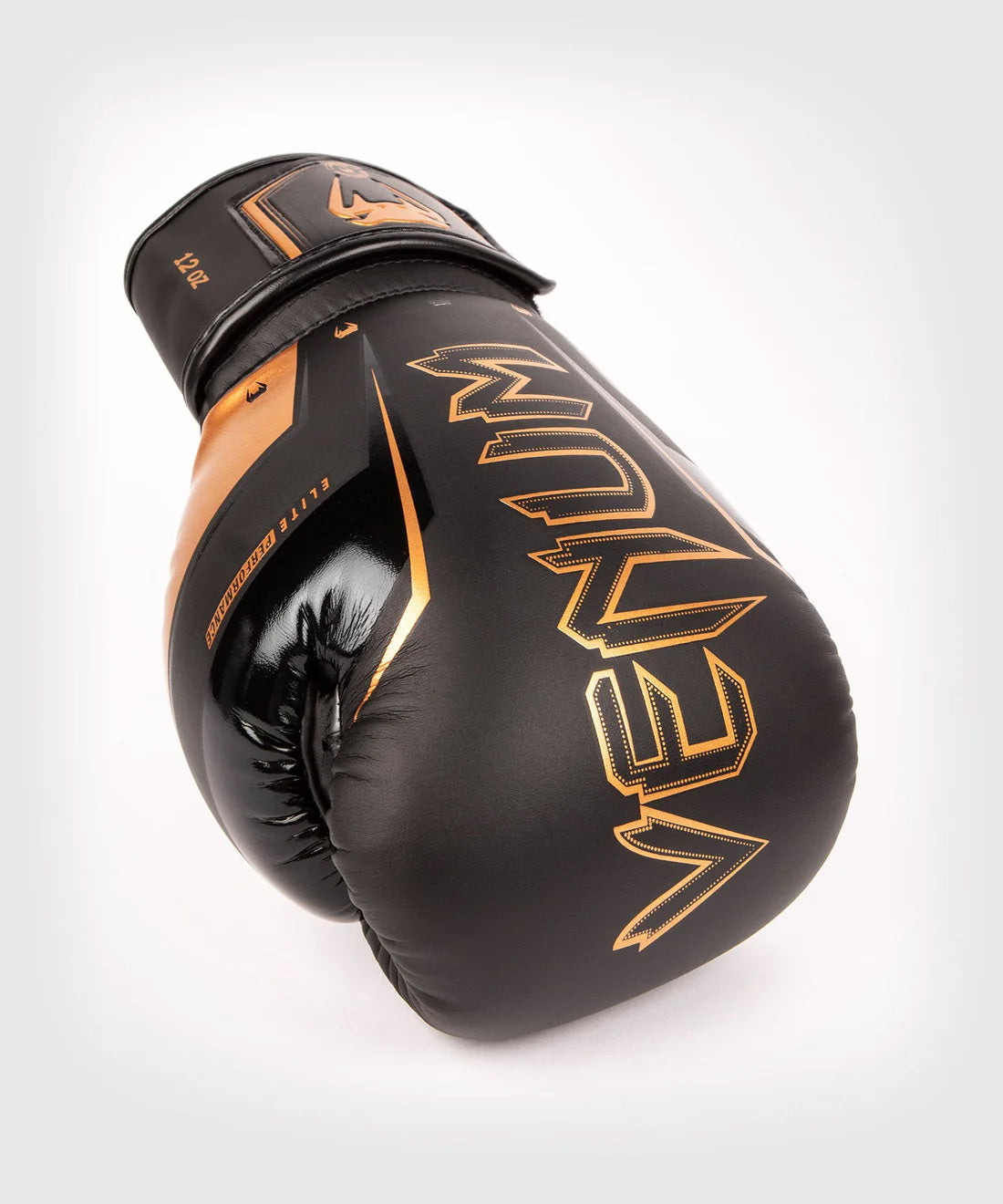 Venum Elite Evo Boxing Gloves Black/Bronze - The Fight Club