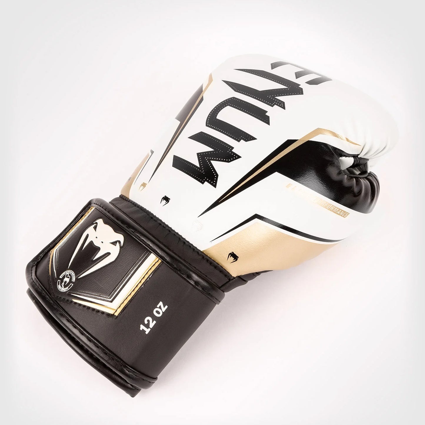 Venum Elite Evo Boxing Gloves White/Gold - The Fight Club
