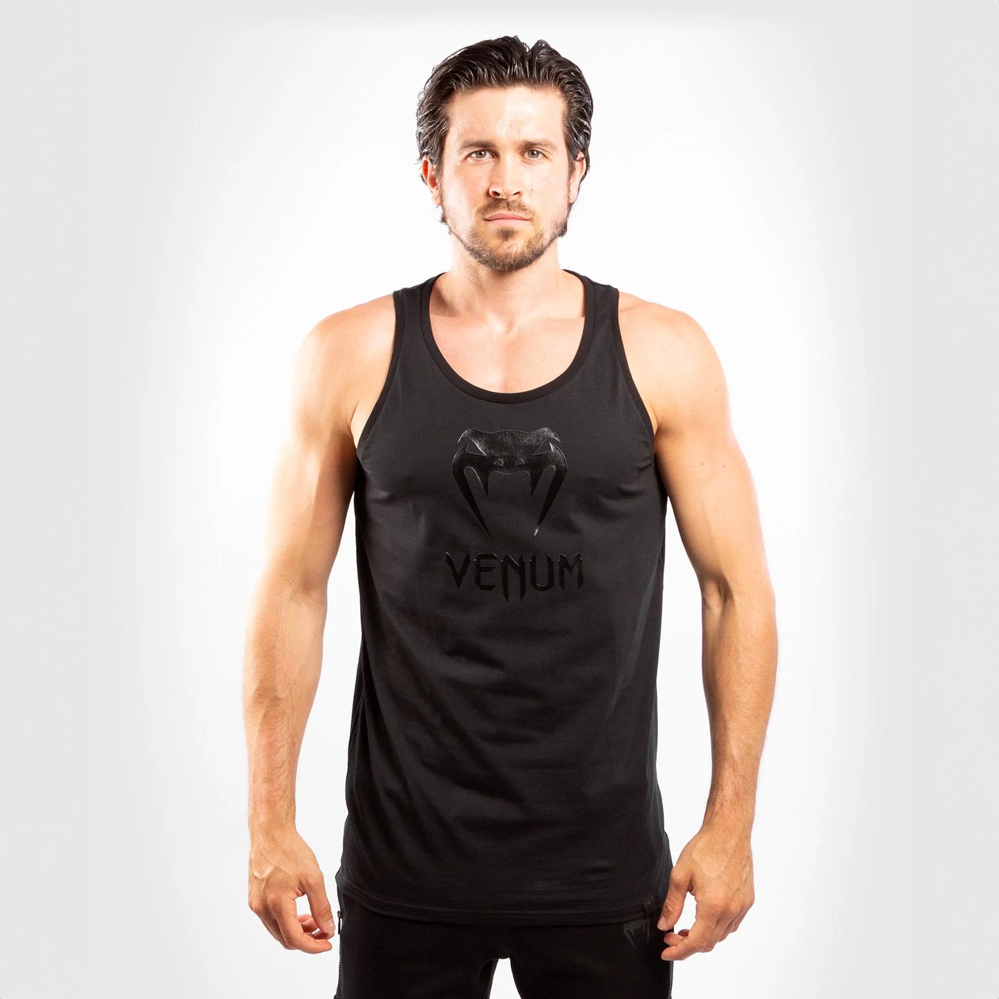 Venum Classic Tank Top - Black/Black - The Fight Club